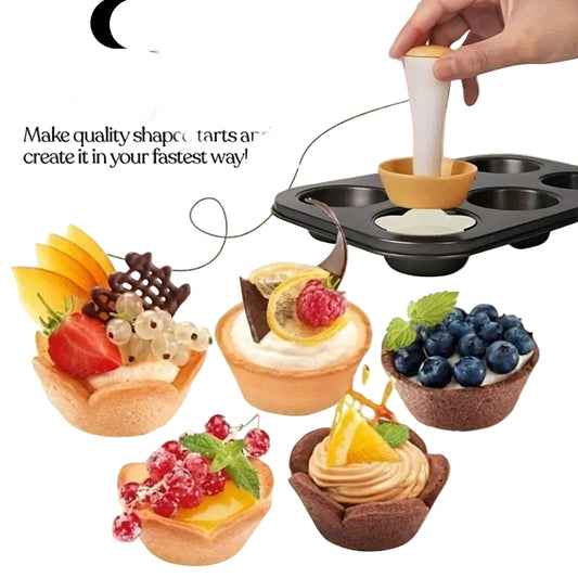 Pastry Dough Tamper & Flower Shaped Cutter