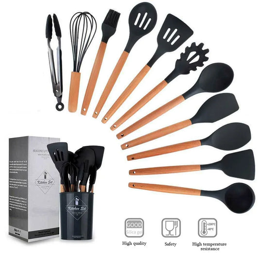 Silicone kitchen utensils
