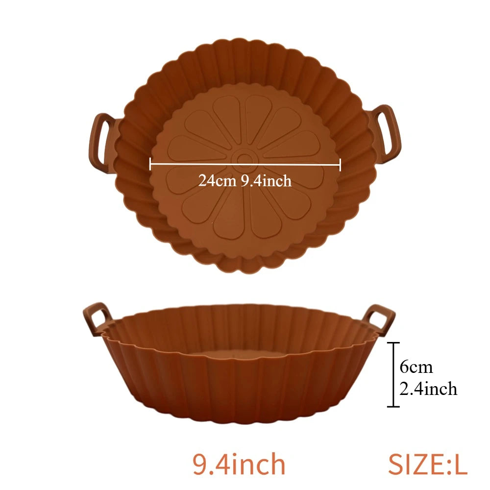 Air fryer silicone basket