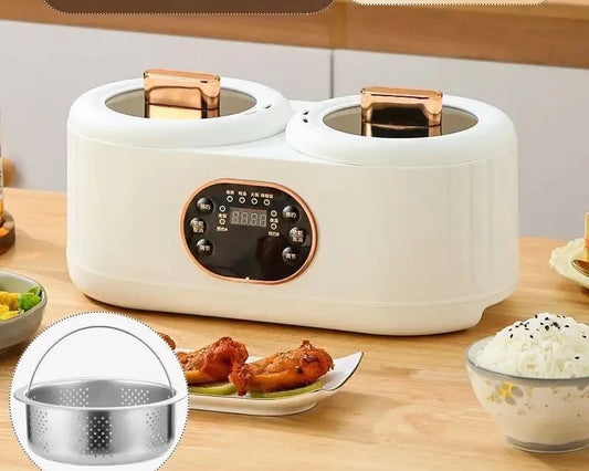 Double-Dish Automatic Electric Rice Cooker