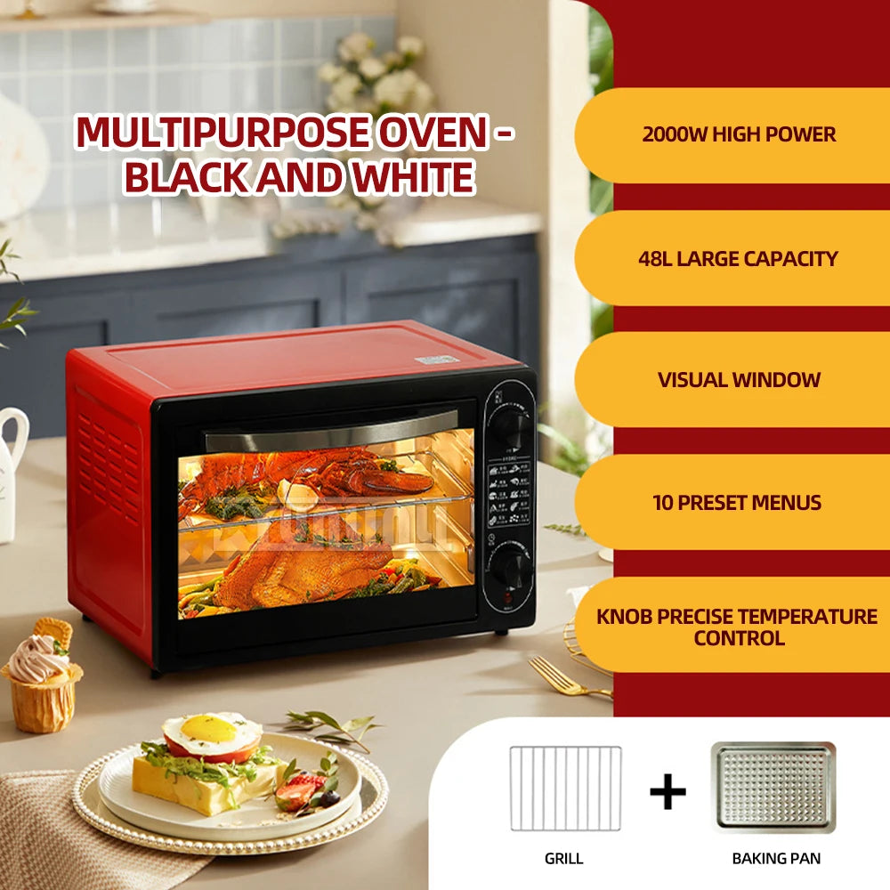 48L Electric Pizza Oven