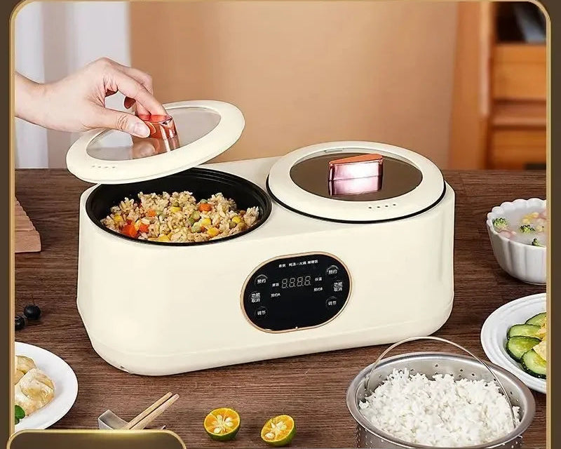 Double-Dish Automatic Electric Rice Cooker