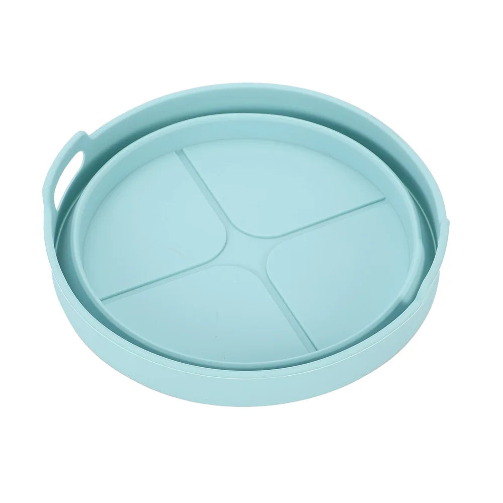 Foldable silicone air fryer liner