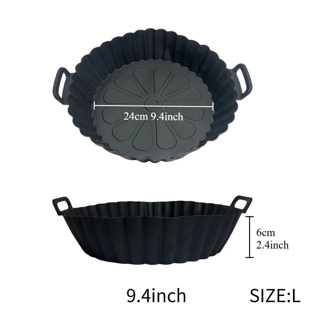 Air fryer silicone basket