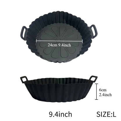 Air fryer silicone basket