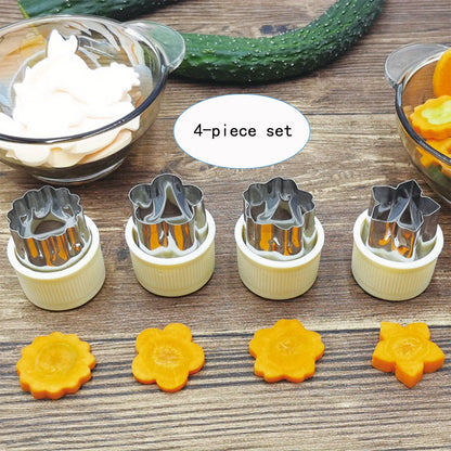 Stainless Steel Fruit & Veggie Cutting Molds