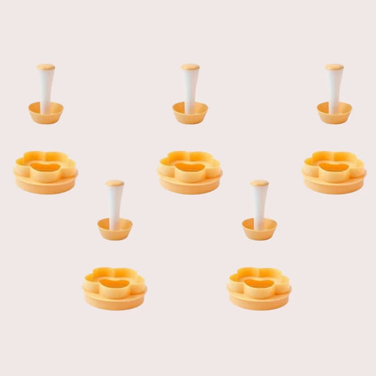 Pastry Dough Tamper & Flower Shaped Cutter