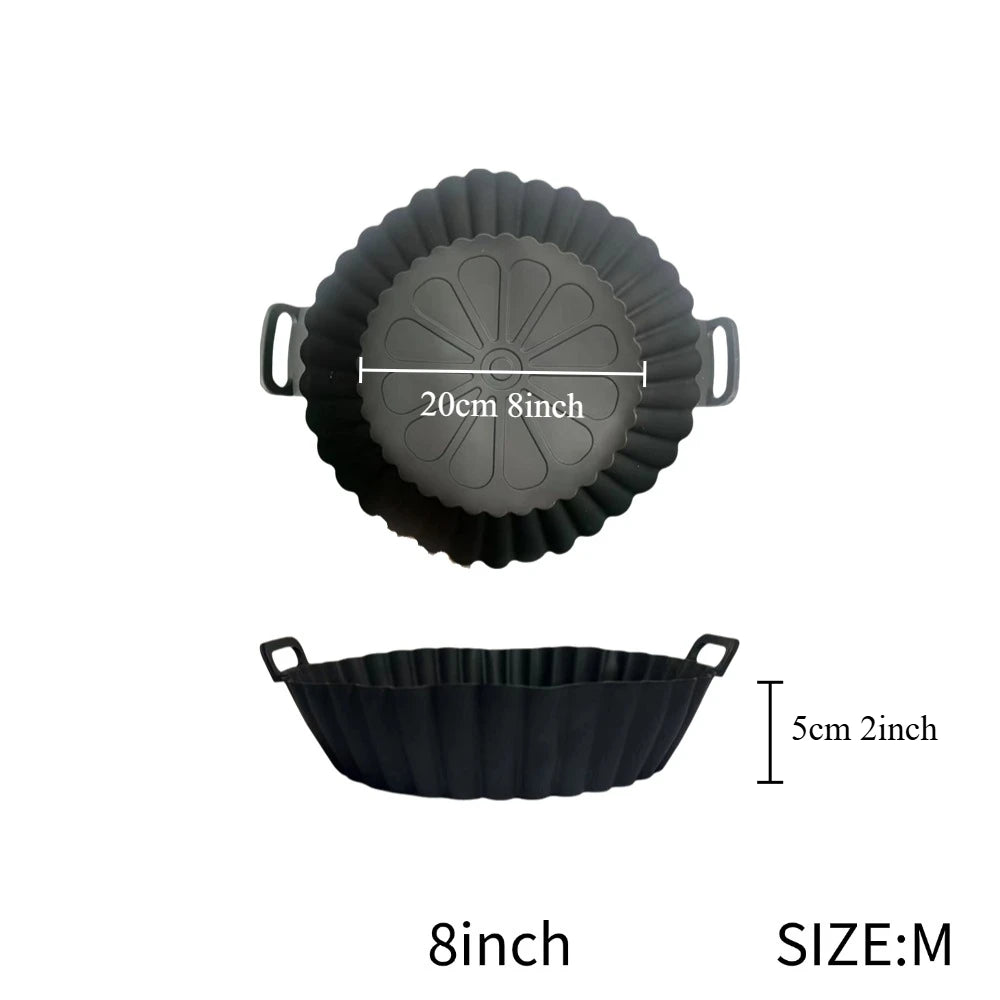 Air fryer silicone basket