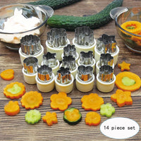 Stainless Steel Fruit & Veggie Cutting Molds