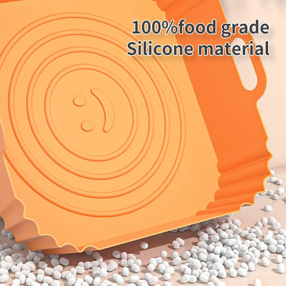 Silicone air fryer tray