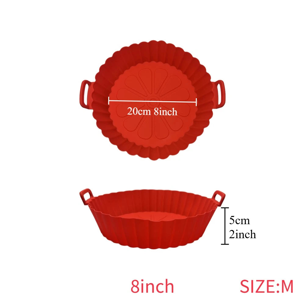Air fryer silicone basket