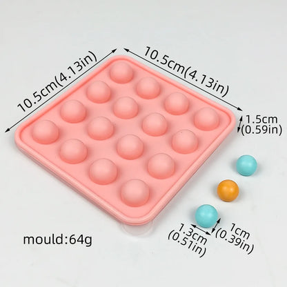 Silicone chocolate mold