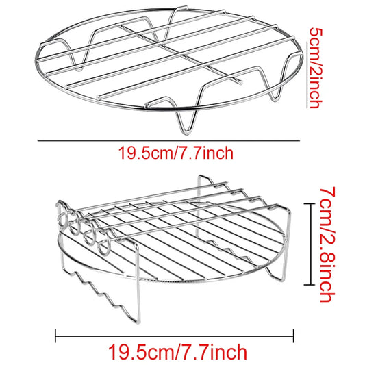 Air fryer baking rack