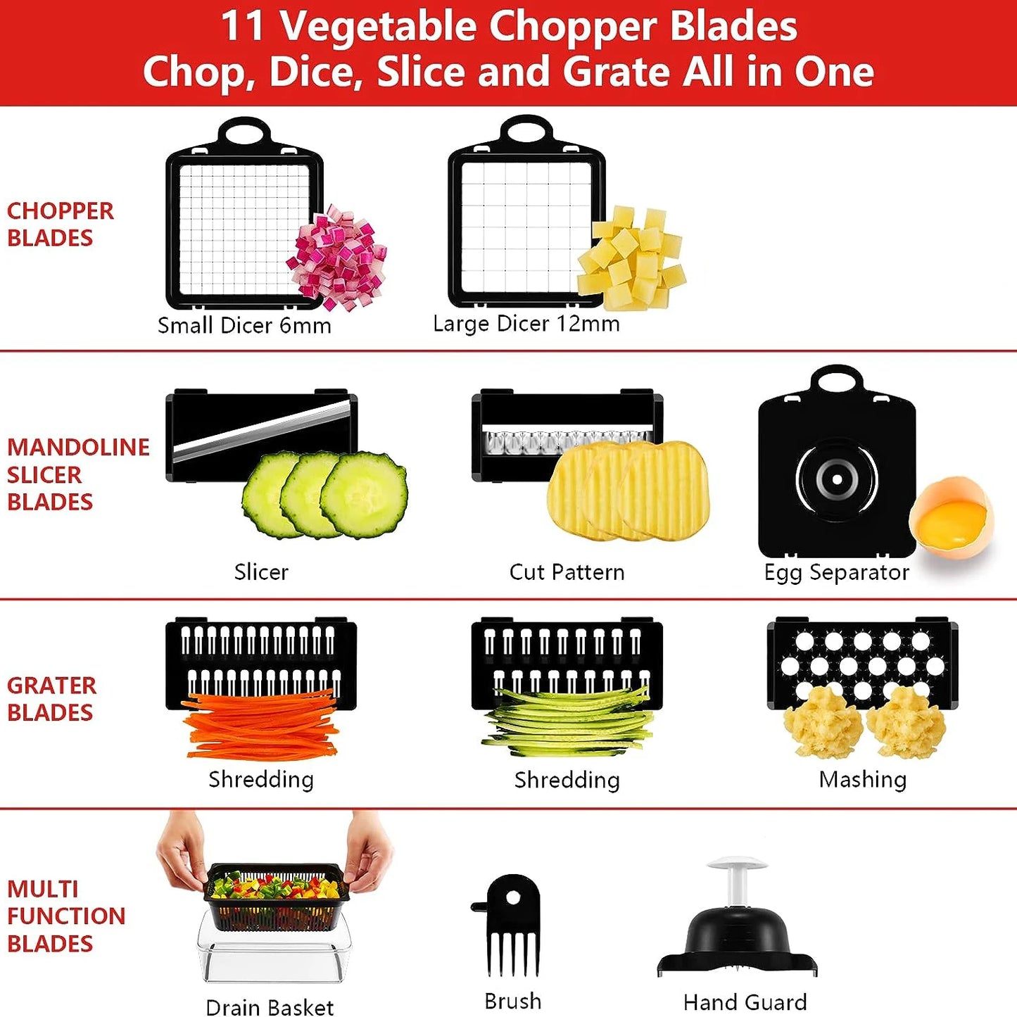 12 in 1 Vegetable Chopper