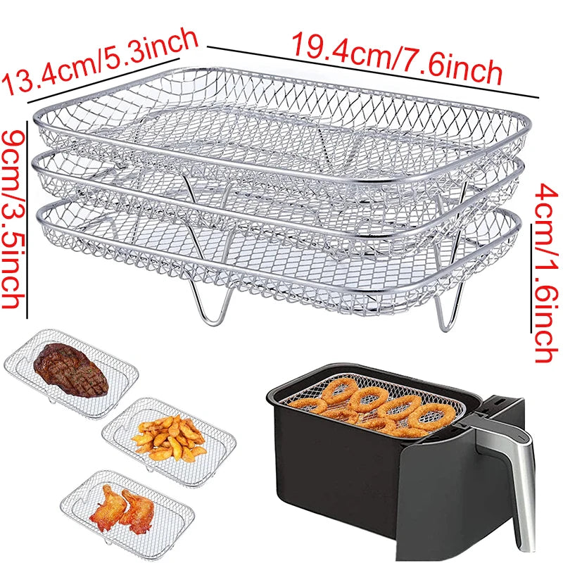 Air fryer baking rack