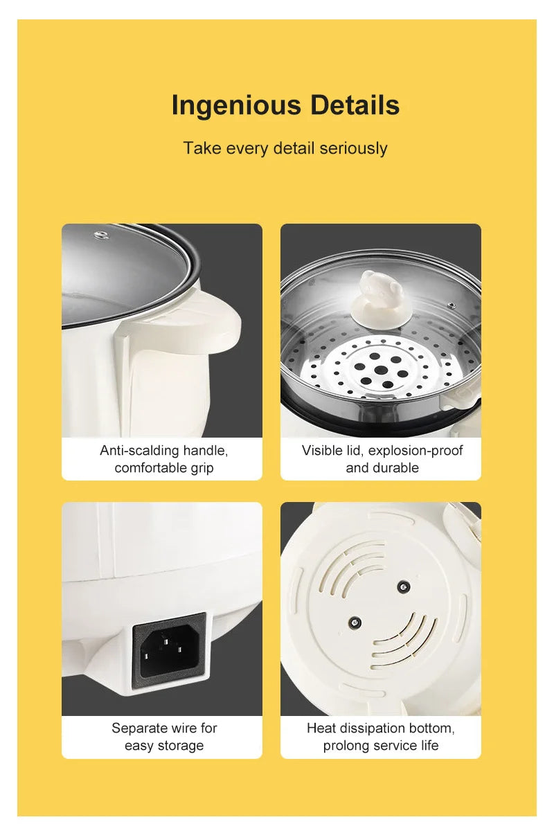 🔥 Smart Mini Multi Cooker 220V