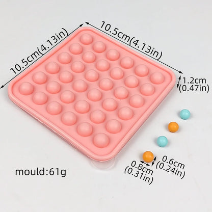 Silicone chocolate mold