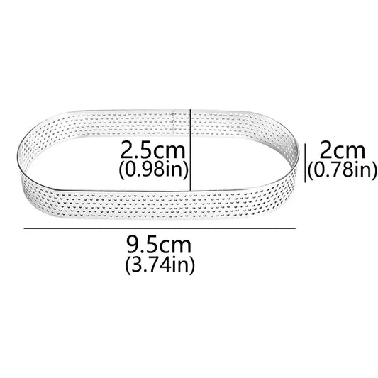 Perforated tart ring