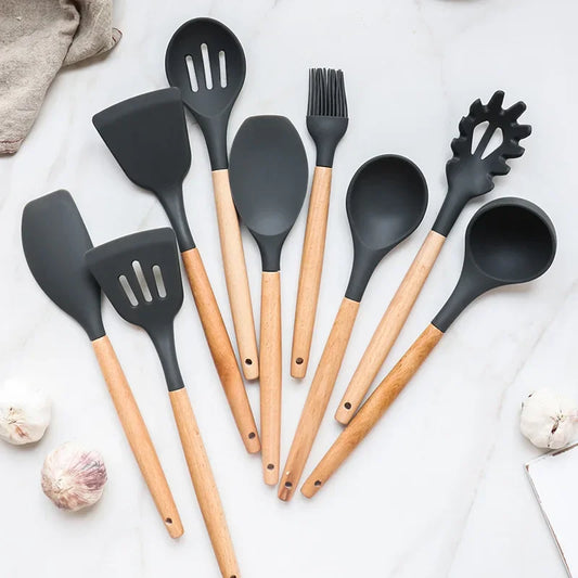 Silicone kitchen utensils
