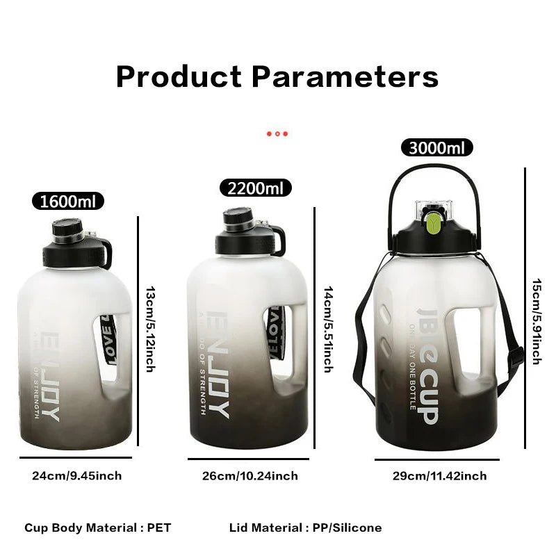 3L sports water bottle