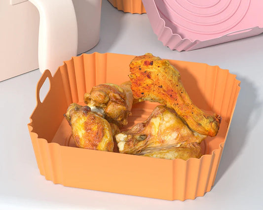 Silicone air fryer tray