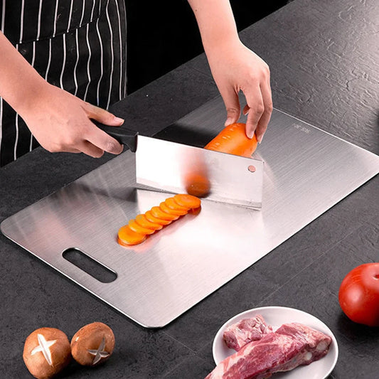Stainless steel cutting board
