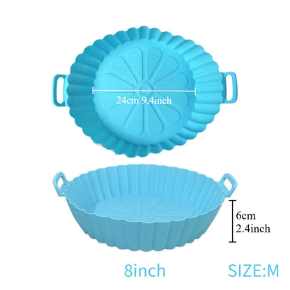 Air fryer silicone basket