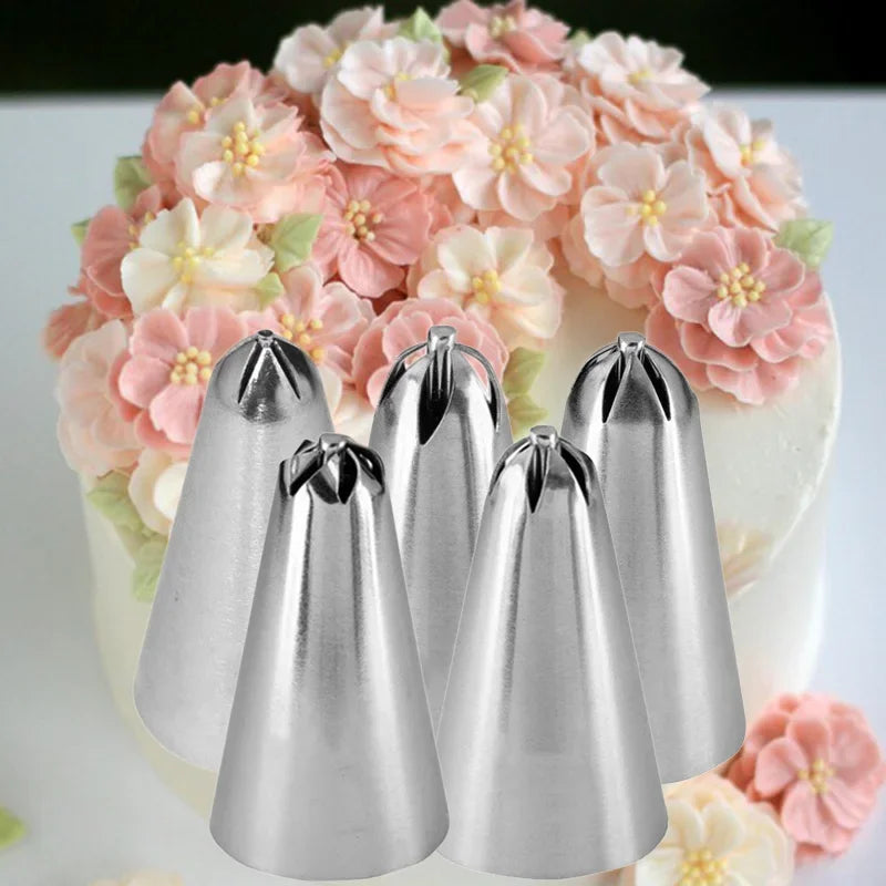 Stainless Steel Flower Icing Piping Nozzles