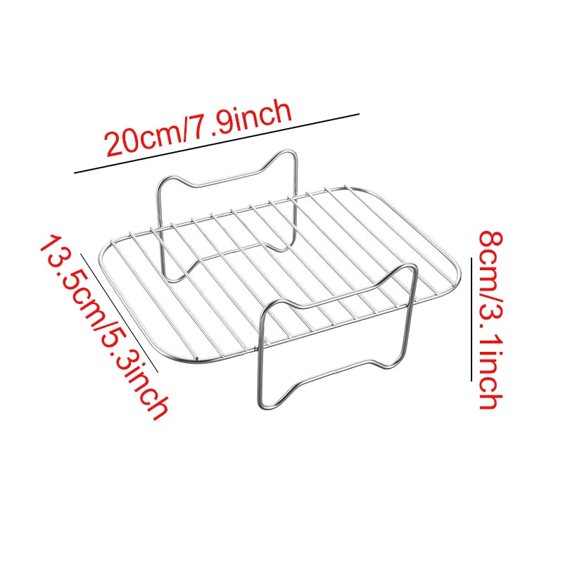 Air fryer baking rack