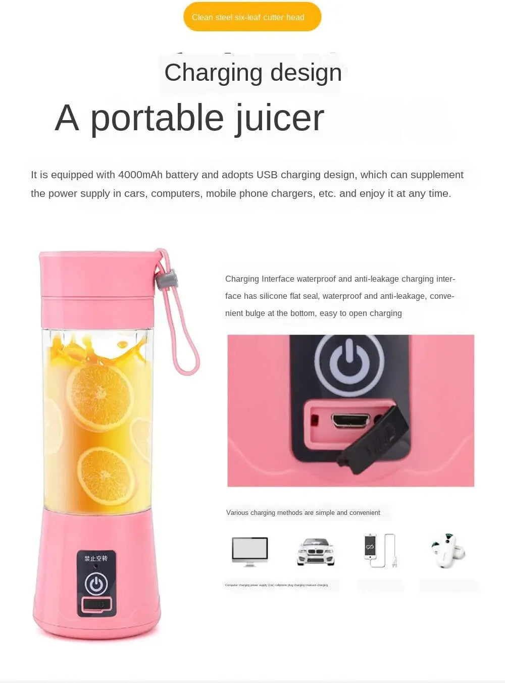 Mini Electric Juicer