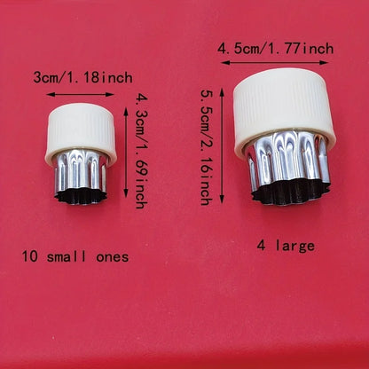 Stainless Steel Fruit & Veggie Cutting Molds