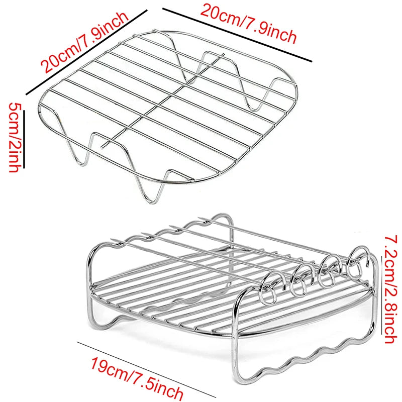 Air fryer baking rack