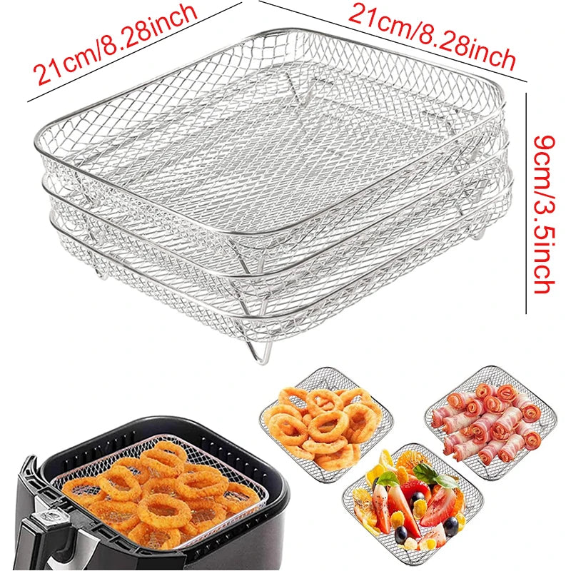 Air fryer baking rack