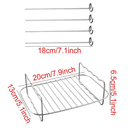 Air fryer baking rack