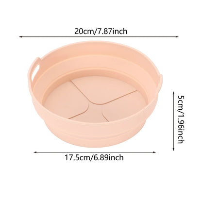 Foldable silicone air fryer liner
